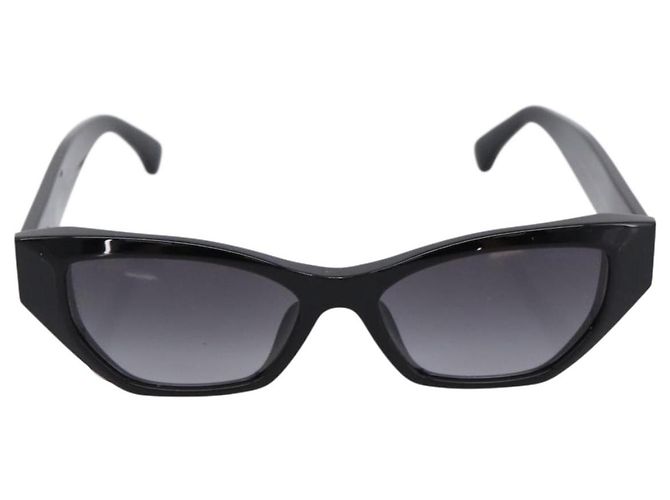 Occhiali da sole CHANEL COCO Mark Plastica Nera CC Auth 206149M Nero - vista 13