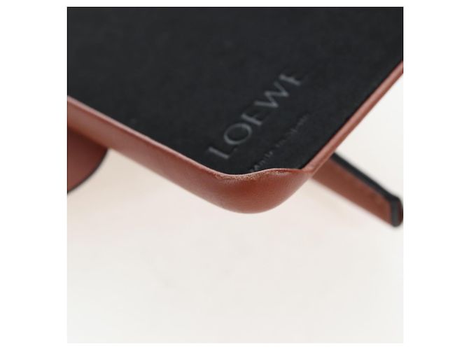 Coque LOEWE pour iPhone X & XS en cuir marron Auth ar14224 - vue 15