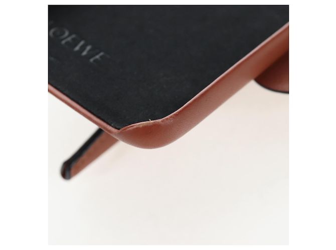 Coque LOEWE pour iPhone X & XS en cuir marron Auth ar14224 - vue 16