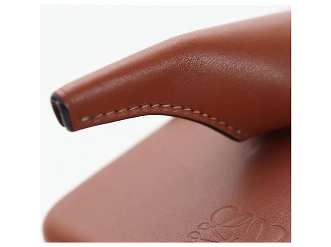 Coque LOEWE pour iPhone X & XS en cuir marron Auth ar14224 - vue 8
