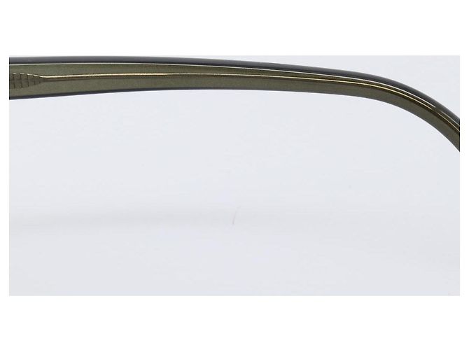 Occhiali da sole Salvatore Ferragamo Gancini Plastic Khaki Silver Auth bs37082 Argento Cachi - vista 17