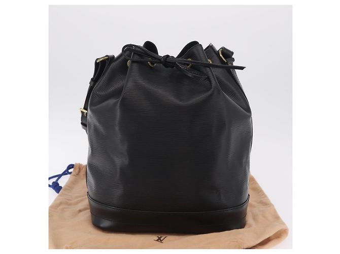 LOUIS VUITTON Borsa a tracolla Noe Epi Nera M44002 LV Auth 205126V Nero - vista 12