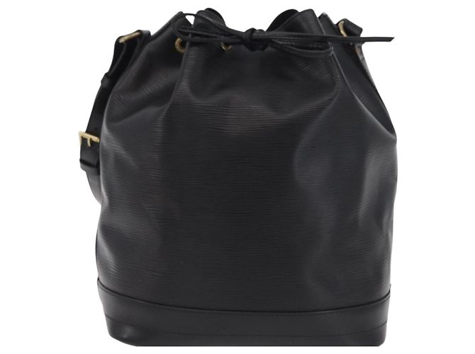 LOUIS VUITTON Borsa a tracolla Noe Epi Nera M44002 LV Auth 205126V Nero - vista 13