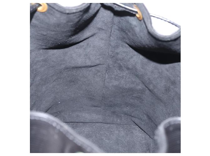 LOUIS VUITTON Borsa a tracolla Noe Epi Nera M44002 LV Auth 205126V Nero - vista 20