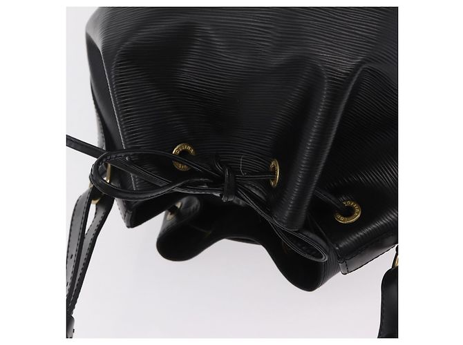 LOUIS VUITTON Borsa a tracolla Noe Epi Nera M44002 LV Auth 205126V Nero - vista 6