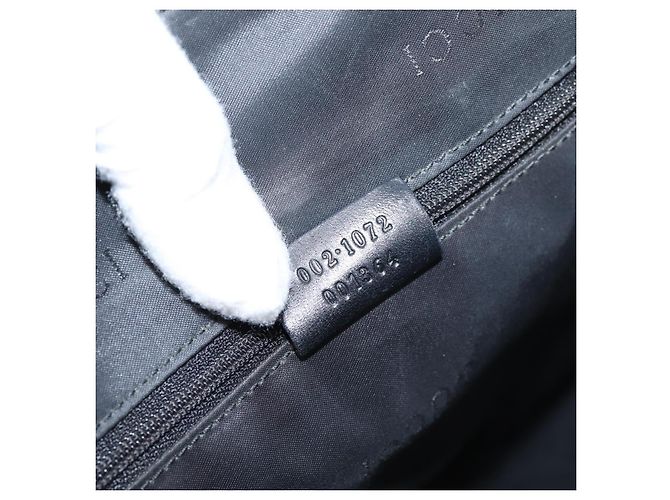 GUCCI GG Canvas Handtasche Schwarz Silber 002 1072 Auth ep15889 - Ansicht 12