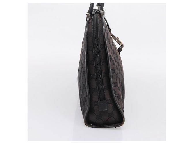 GUCCI GG Canvas Handtasche Schwarz Silber 002 1072 Auth ep15889 - Ansicht 3
