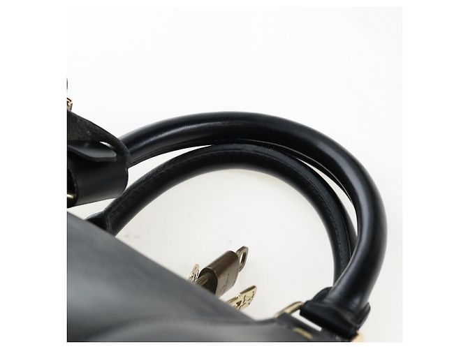 LOUIS VUITTON Epi Keepall 55 Boston Bag Noir M42952 LV Auth yk20950SAV Nero - vista 14