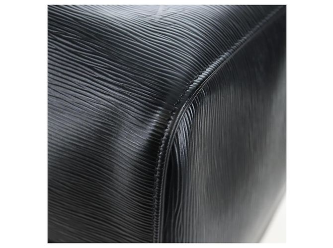 LOUIS VUITTON Epi Keepall 55 Boston Bag Noir M42952 LV Auth yk20950SAV Nero - vista 16