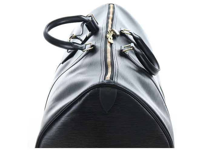 LOUIS VUITTON Epi Keepall 55 Boston Bag Noir M42952 LV Auth yk20950SAV Nero - vista 7