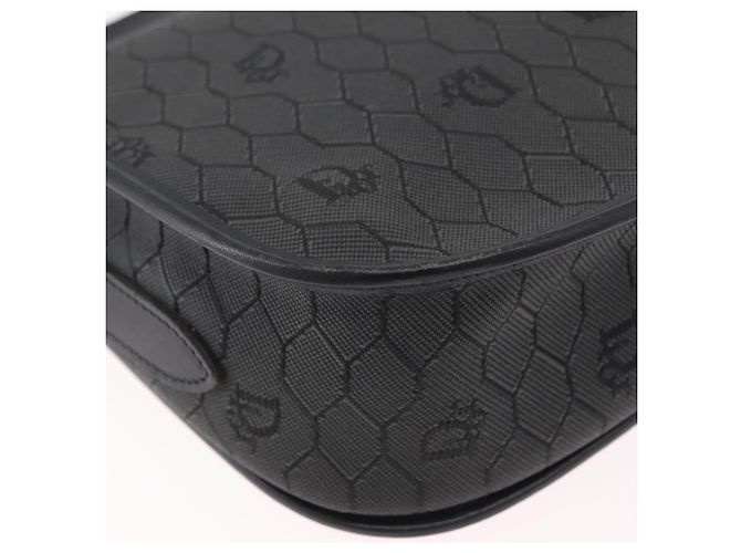Borsa a tracolla Christian Dior Honeycomb Canvas PVC Nero Oro Auth ep16081A D'oro - vista 15