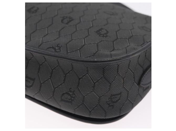 Borsa a tracolla Christian Dior Honeycomb Canvas PVC Nero Oro Auth ep16081A D'oro - vista 16