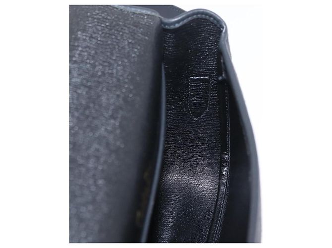 Borsa a tracolla Christian Dior Honeycomb Canvas PVC Nero Oro Auth ep16081A D'oro - vista 22