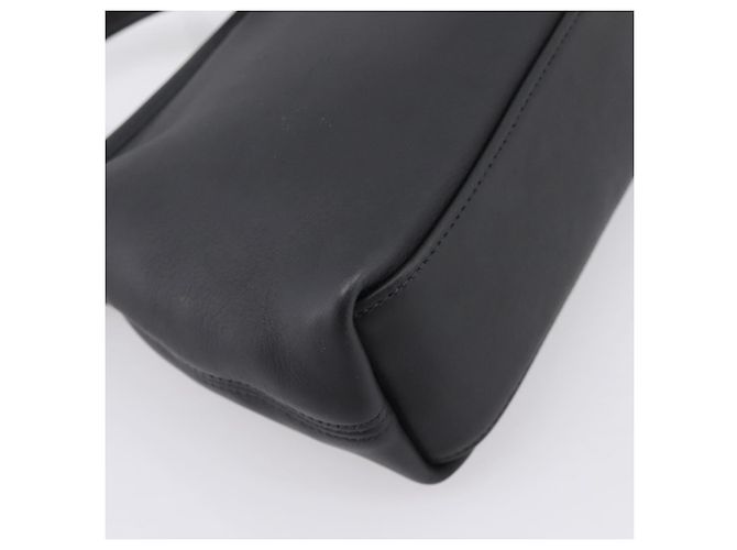 Bolsa de Ombro Coach em Couro Preta e Dourada Auth ar14294A Preto Dourado - vista 16