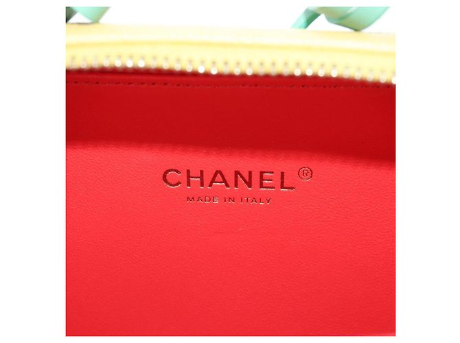 CHANEL CC Filigree Vanity Chain Bag Kaviarleder Multicolor Gold CC Auth 206403SM Mehrfarben Golden - Ansicht 26