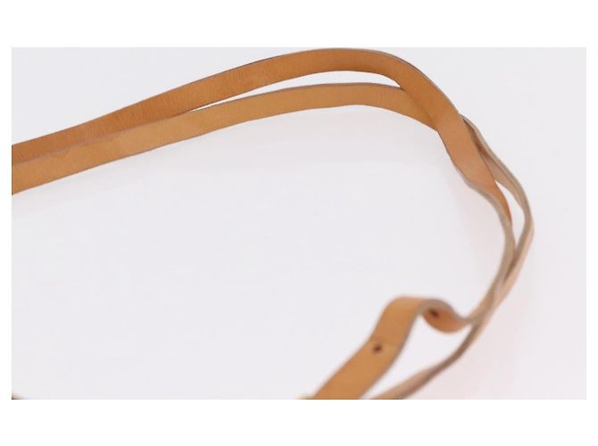 Céline Bolsa de Ombro CELINE C Macadam Canvas Suede Brown Gold Auth 201247 Marrom Dourado - vista 15