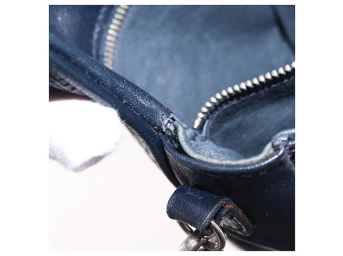 Bolso de hombro MCM PVC Navy Auth bs37199 Azul marino - vista 10