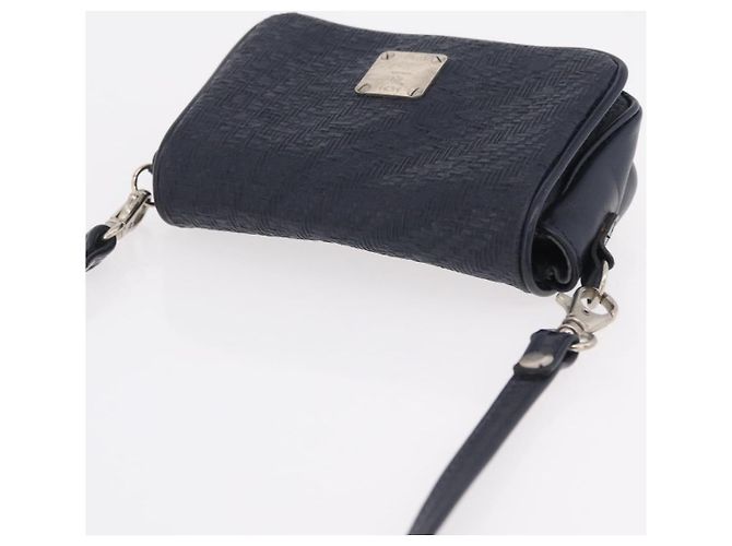 Bolso de hombro MCM PVC Navy Auth bs37199 Azul marino - vista 14