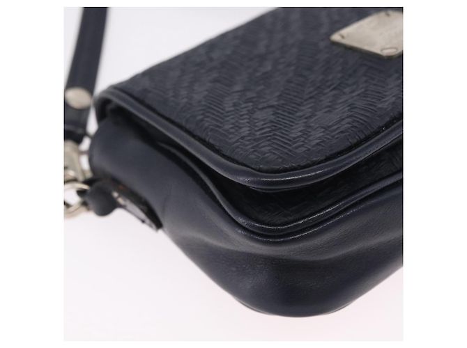 Bolso de hombro MCM PVC Navy Auth bs37199 Azul marino - vista 17