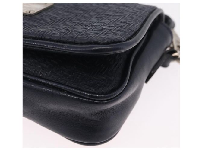Bolso de hombro MCM PVC Navy Auth bs37199 Azul marino - vista 18