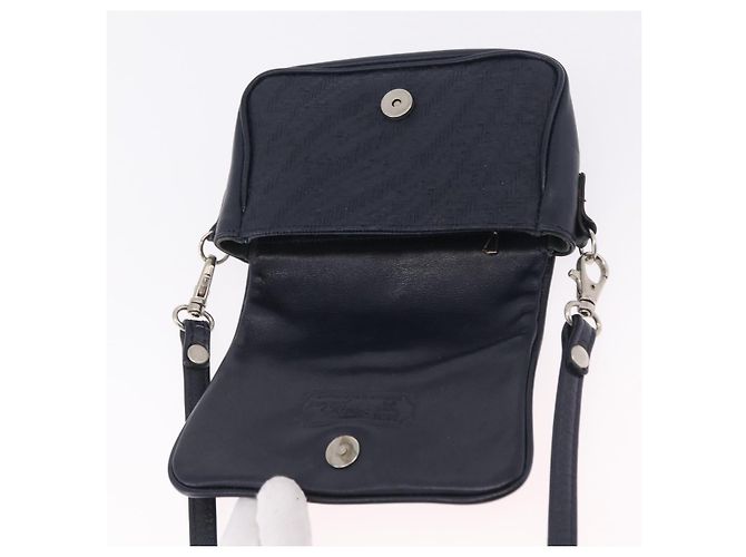 Bolso de hombro MCM PVC Navy Auth bs37199 Azul marino - vista 21