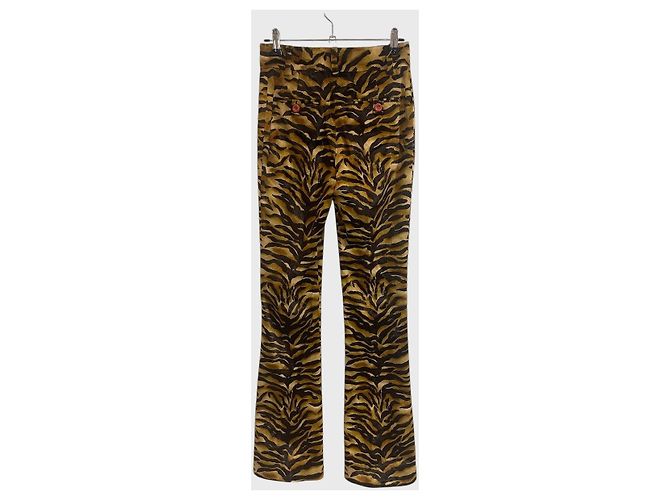 Calças Acne Studios estampadas T.34 Marrom - vista 3