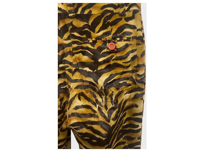 Calças Acne Studios estampadas T.34 Marrom - vista 4