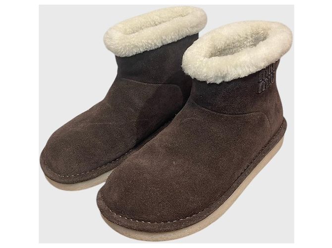Botines Miu Miu marrón T.38 Castaño - vista 5