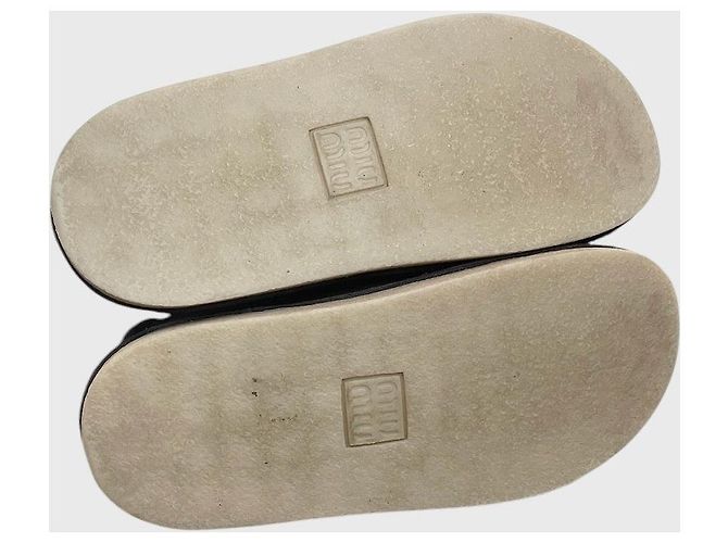 Botines Miu Miu marrón T.38 Castaño - vista 9