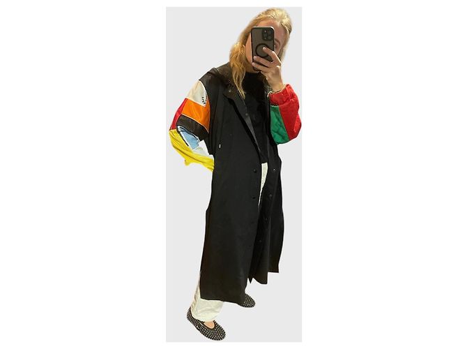 Autre Marque Cappotto Koché nero T.L - vista 2