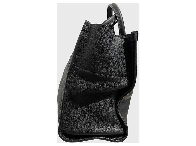 Borsa Tote Gucci in pelle granulata nera Nero - vista 2
