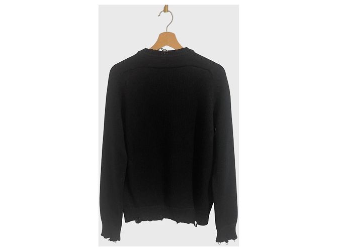 Autre Marque Pull Saint Laurent noir T.S - vue 4