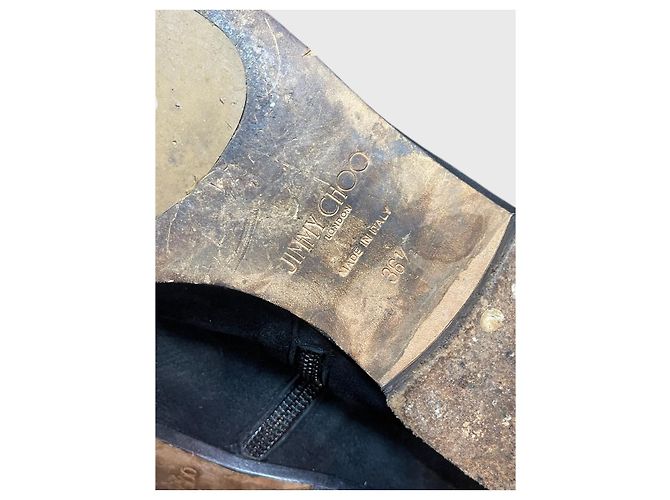 Botas altas Jimmy Choo negras T.36,5 Negro - vista 10