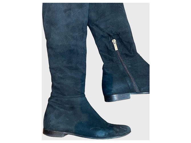 Botas altas Jimmy Choo negras T.36,5 Negro - vista 2