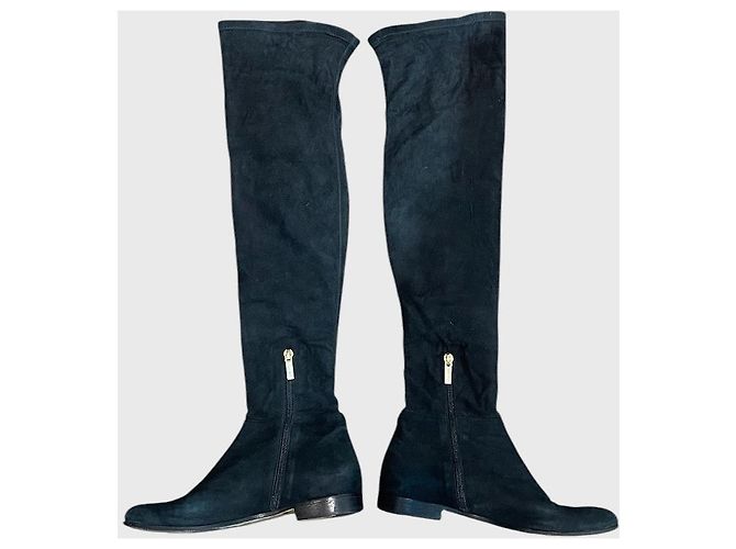 Botas altas Jimmy Choo negras T.36,5 Negro - vista 6