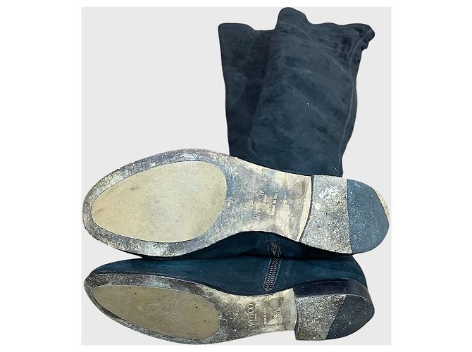 Botas altas Jimmy Choo negras T.36,5 Negro - vista 9