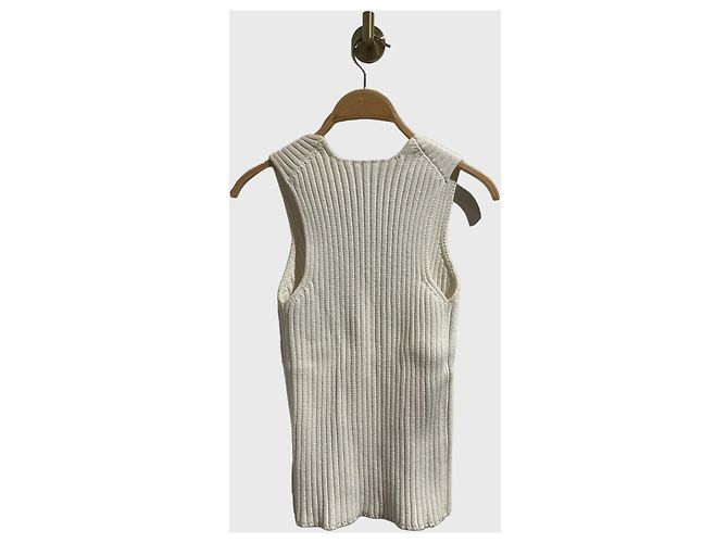 Top Chanel blanco T.40 - vista 2