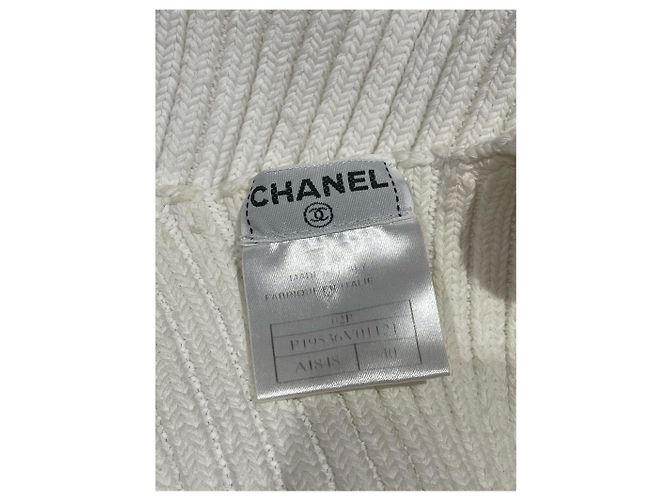 Top Chanel blanco T.40 - vista 4