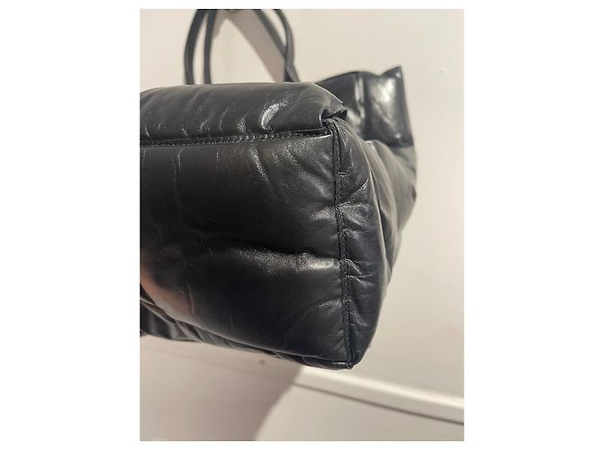 Borsa Bottega Veneta Tote Puffer Nero - vista 11