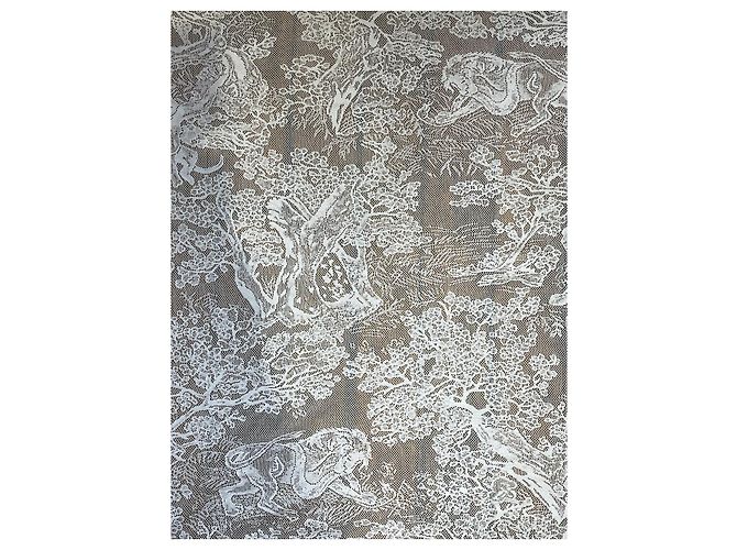 Autre Marque Lenço Dior renda branca Branco - vista 3