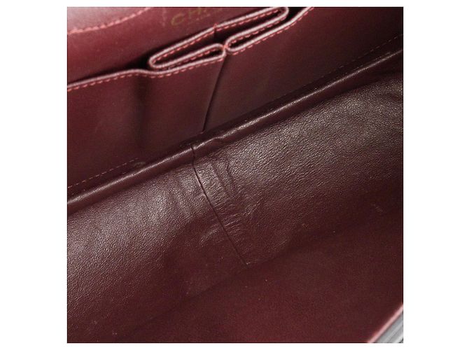 CHANEL - Borsa a tracolla 2.55 Large Chanel in pelle stropicciata nera Nero - vista 8