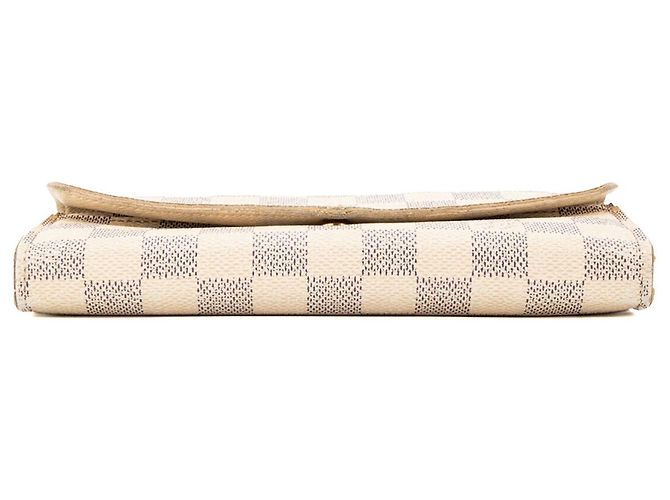 LOUIS VUITTON - Sarah Geldbörse Louis Vuitton aus damier azur canvas Beige - Ansicht 4