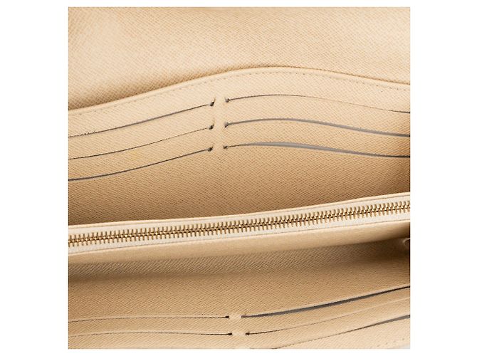 LOUIS VUITTON - Sarah Geldbörse Louis Vuitton aus damier azur canvas Beige - Ansicht 9