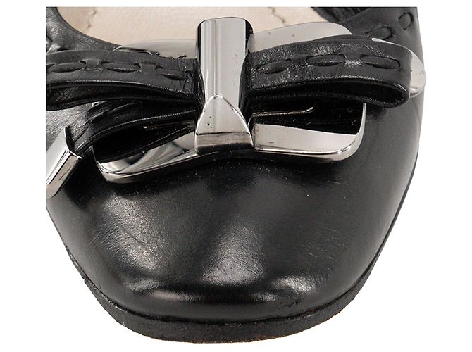 Autre Marque DIOR - Décolleté Dior in pelle liscia nera (T37) Nero - vista 4