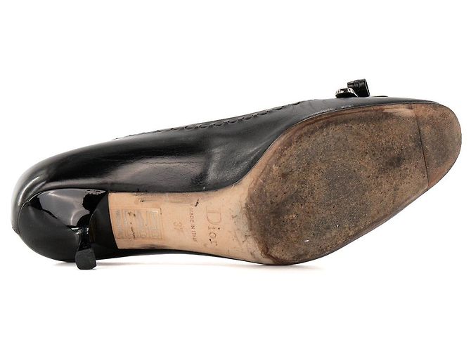 Autre Marque DIOR - Décolleté Dior in pelle liscia nera (T37) Nero - vista 7