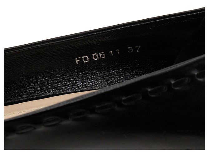 Autre Marque DIOR - Décolleté Dior in pelle liscia nera (T37) Nero - vista 9