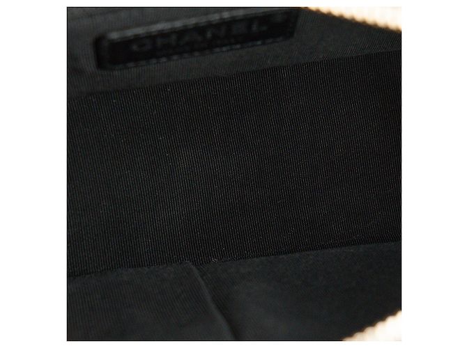 CHANEL - Borsa a tracolla Gabrielle mini in pelle stropicciata nera iridescente Nero - vista 7