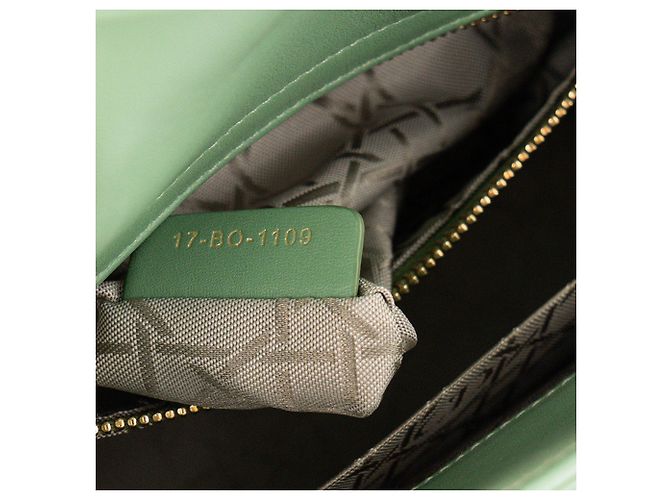 Autre Marque DIOR - Borsa a mano Lady Dior My ABC Small in pelle cannage verde - vista 10
