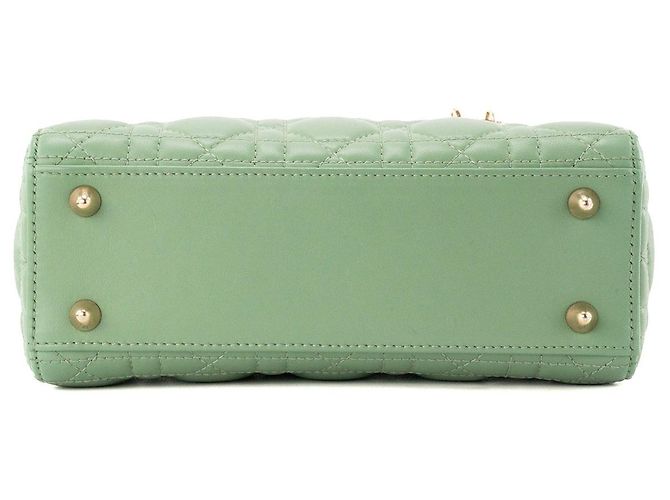 Autre Marque DIOR - Borsa a mano Lady Dior My ABC Small in pelle cannage verde - vista 4