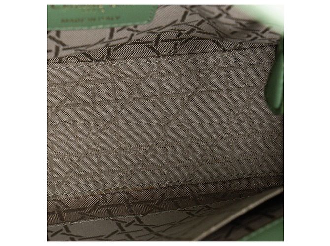 Autre Marque DIOR - Borsa a mano Lady Dior My ABC Small in pelle cannage verde - vista 9